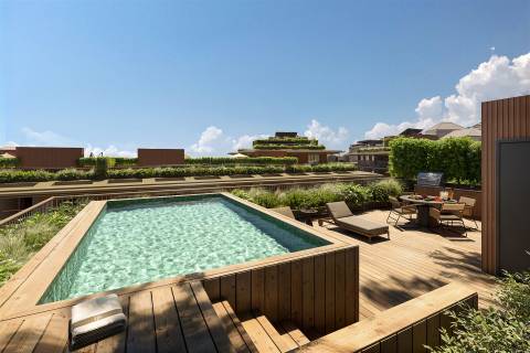 T2 | novo | Terraço 40 mt2 na Foz Velha no Porto