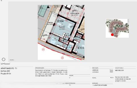 T1 | novo | Jardim 20 mt2na Foz Velha no Porto