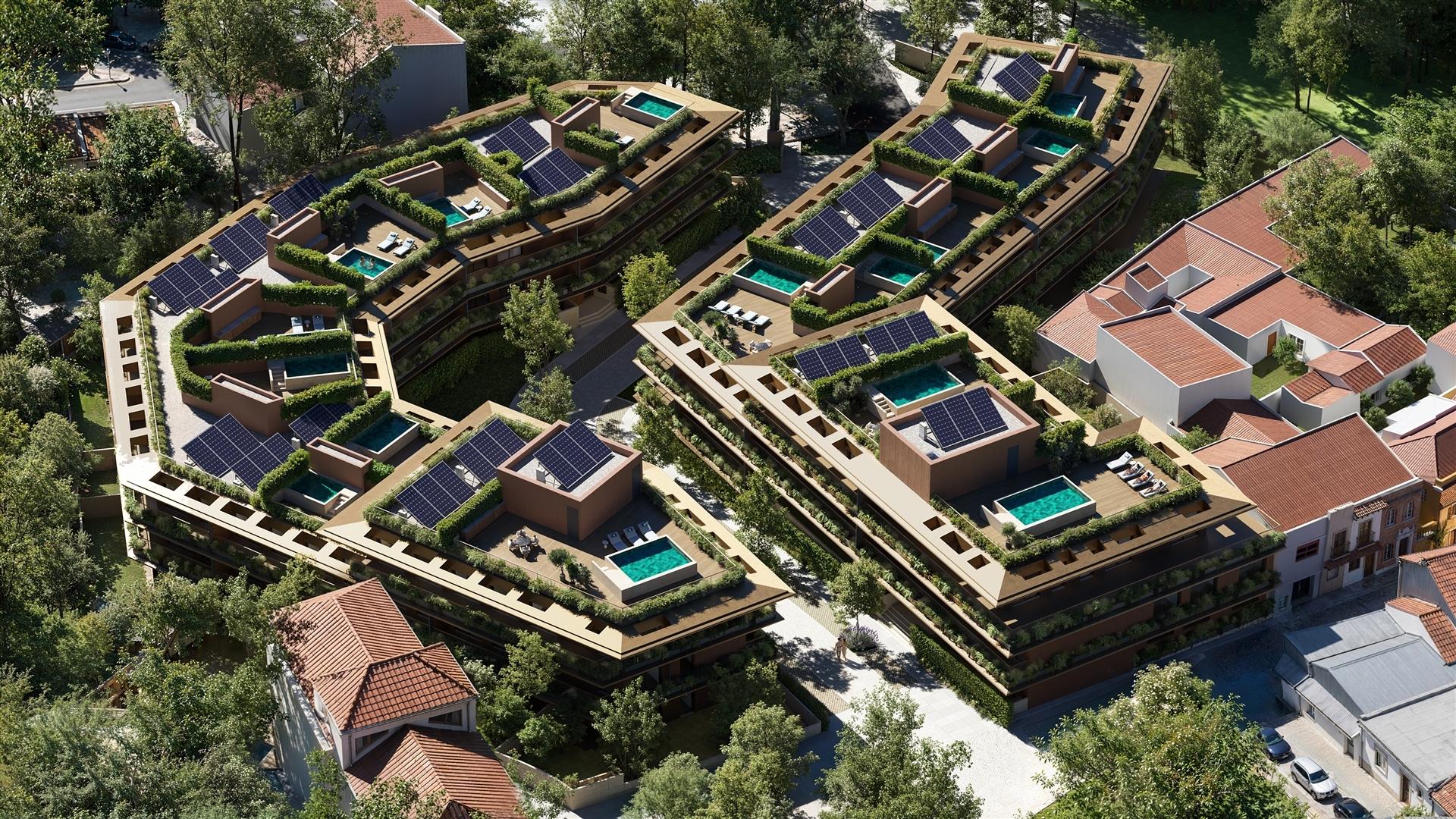 T2 | novo | Jardim 141 mt2 |  na Foz Velha no Porto