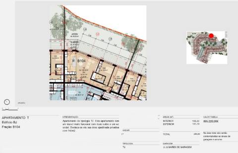 T2 | novo | Jardim 141 mt2 |  na Foz Velha no Porto