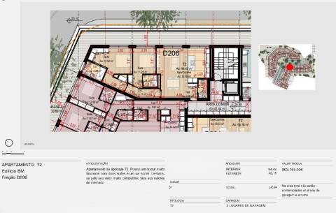 T2 | novo | Varanda 42 MT2 na Foz Velha no Porto