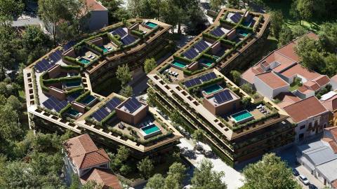 T2 | novo | Jardim 33.40 MT2 na Foz Velha no Porto