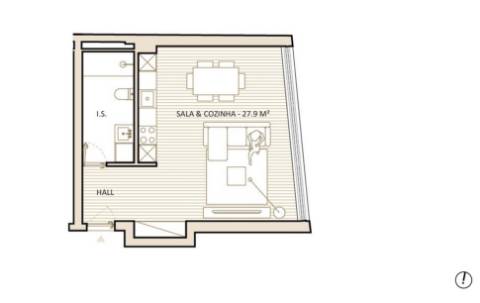 T0, em construção, no Bairro dos Músicos | Porto