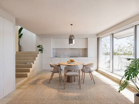 T1 c varanda poente, em construção, no Bairro dos Músicos | Porto