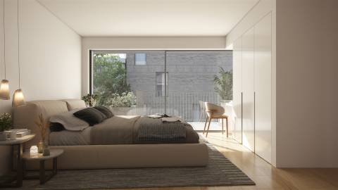 T1 c varanda poente, em construção, no Bairro dos Músicos | Porto