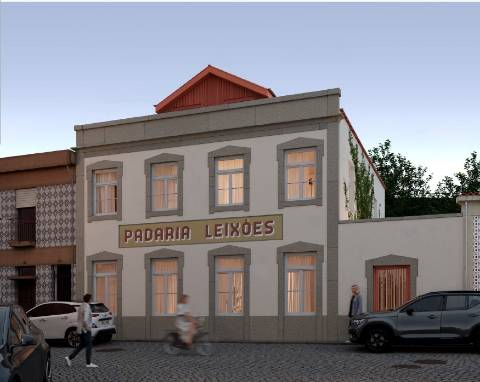 T0 Duplex com 1 Terraço e 2 Varandas, em construção em Leça da Palmeira