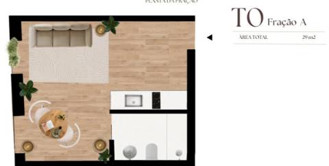 T0 com charme junto ao mar | Leça da Palmeira