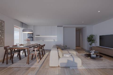 T1 em construção | 2 Varandas | Garagem no Porto