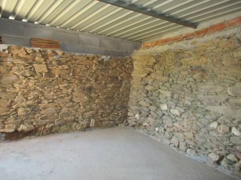 construção de pedra, terreno,