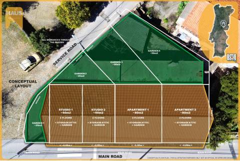 Habitação 590m2 - Imóvel Urbano Versátil - Castelo Branco