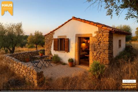 Terreno Rústico de 2.400 m² – 30m2 Ruína, Poço em Pedra, Olival