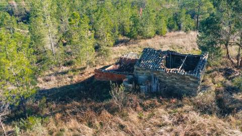 Quinta 5900m2 com ruína registada, barragem, 2 poços e eletricidade — Vilares de Baixo
