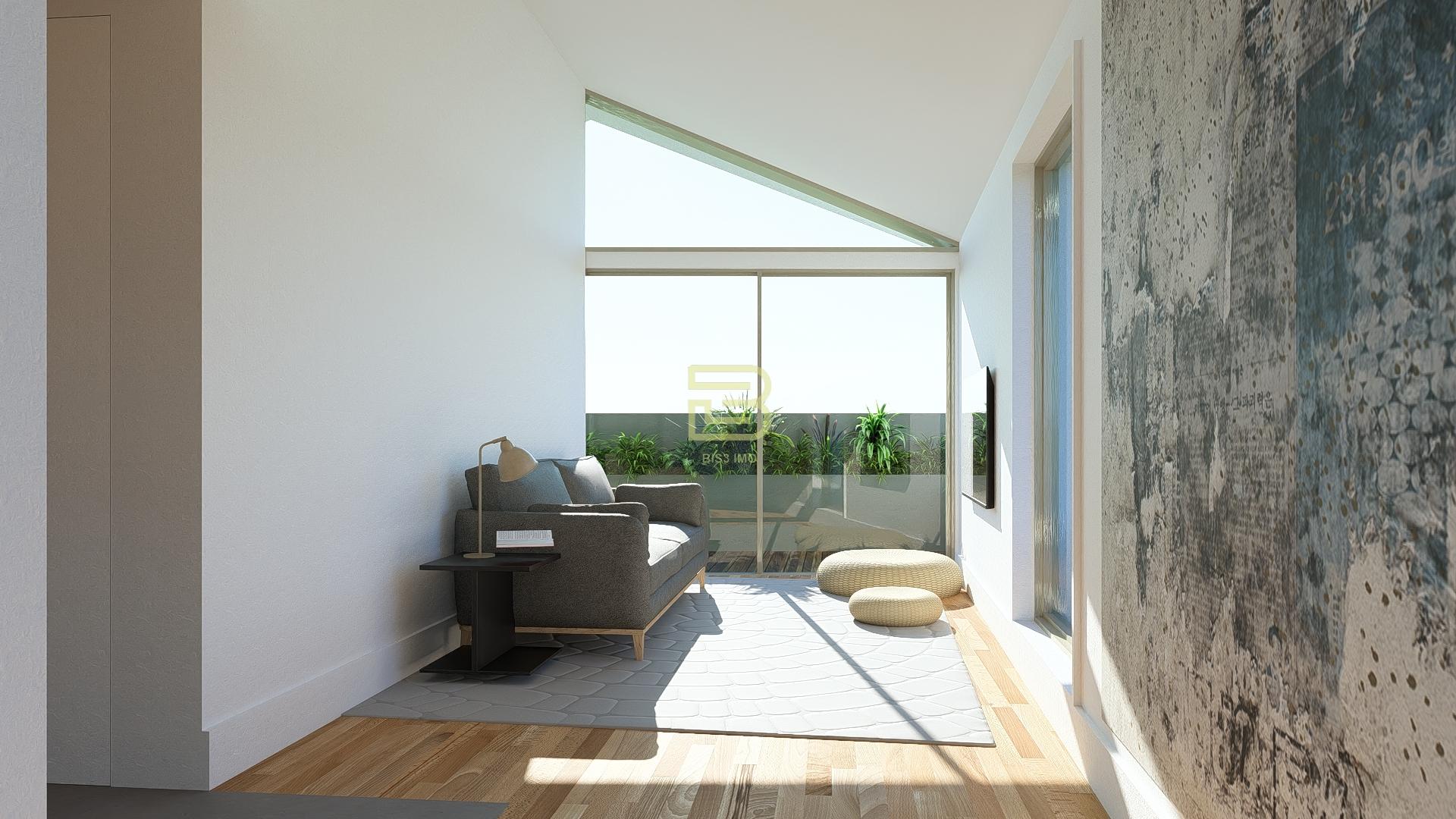 Apresentamos este T1 de 75,55 m² no terceiro andar de um prédio renovado no coração do Porto.
