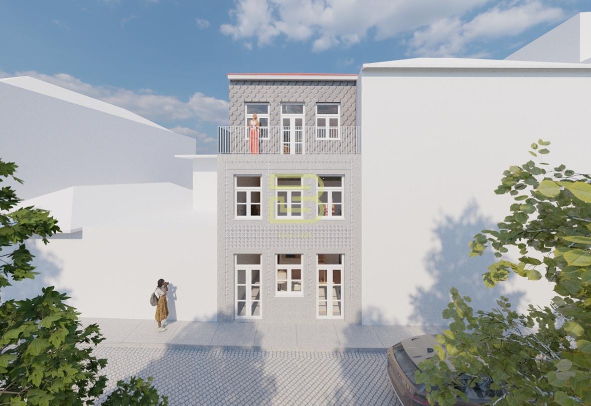 Prédio com projeto aprovado e licença de obras, na primeira linha do Rio Douro, Bonfim, Porto