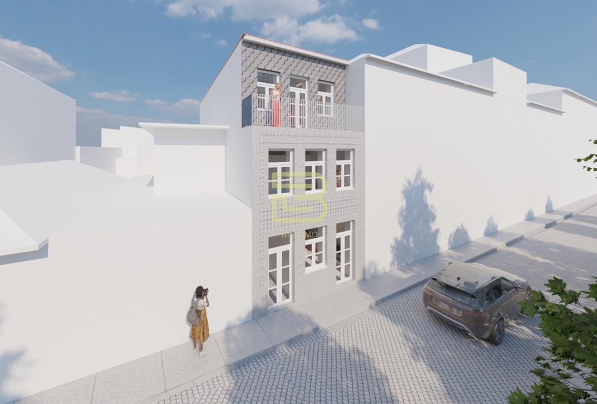 Prédio com projeto aprovado e licença de obras, na primeira linha do Rio Douro, Bonfim, Porto