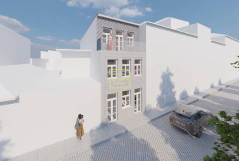Prédio com projeto aprovado e licença de obras, na primeira linha do Rio Douro, Bonfim, Porto