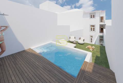 Prédio com projeto aprovado e licença de obras, na primeira linha do Rio Douro, Bonfim, Porto