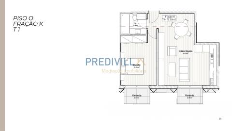 Apartamento T1 Venda em Labruge,Vila do Conde