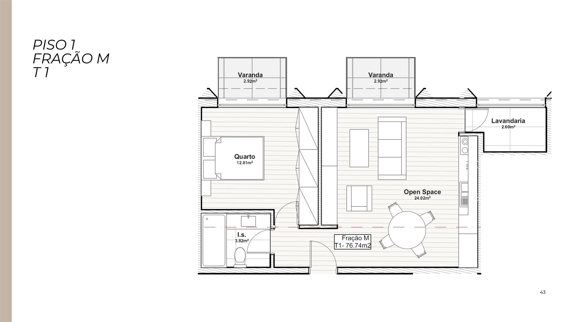 Apartamento T1 Venda em Labruge,Vila do Conde