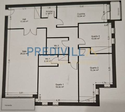 Apartamento T3 Venda em Póvoa de Varzim, Beiriz e Argivai,Póvoa de Varzim