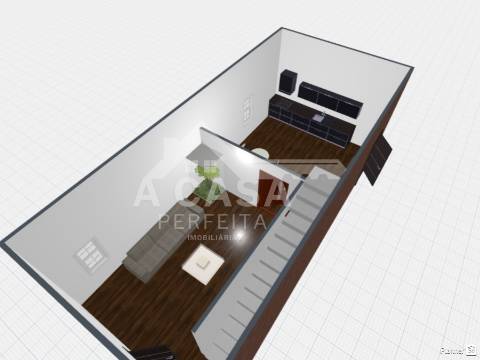 Prédio todo remodelado com 2 moradias T2 e 1 moradia T1 independentes em Souto