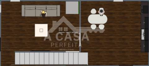 Prédio todo remodelado com 2 moradias T2 e 1 moradia T1 independentes em Souto