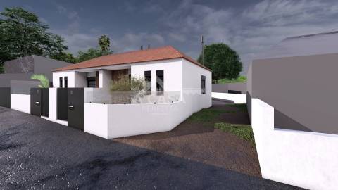 Moradia geminada térrea T2 totalmente renovada com garagem em São Martinho da Gândara