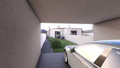 Moradia geminada térrea T2 totalmente renovada com garagem em São Martinho da Gândara