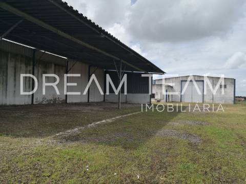 Armazém com espaço exterior em Pegões