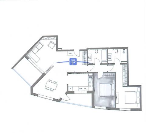 Luxuosos e modernos apartamentos T2 em construção