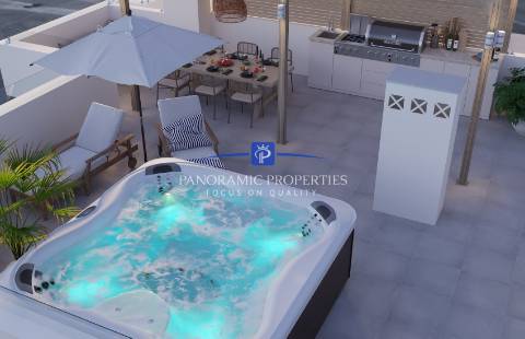 Fabulosos apartamentos penthouse de 4 quartos em construção