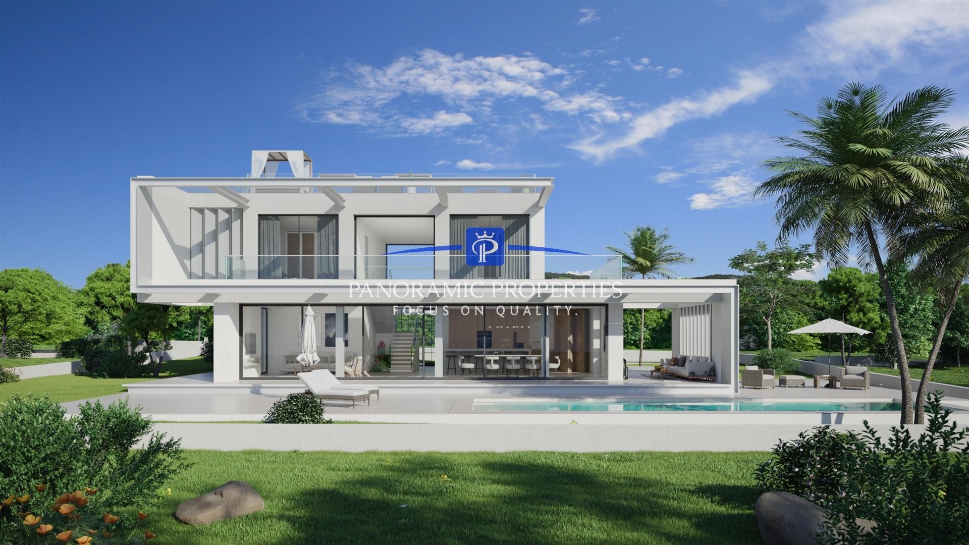 Luxuosa moradia nova de 4 quartos com piscina privada, perto da Praia do Carvoeiro