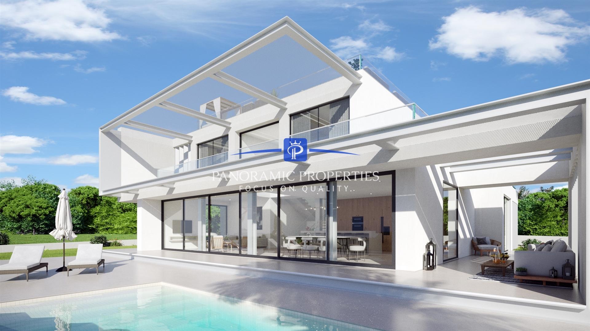 Luxuosa moradia nova de 4 quartos com piscina privada, perto da Praia do Carvoeiro