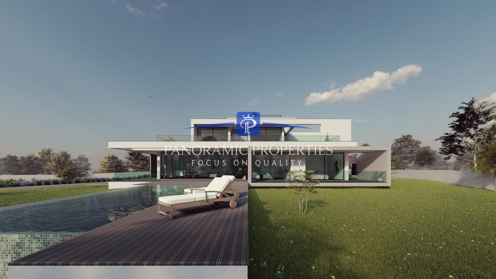 Moradia excepcional com 5 quartos e vista mar, com piscina aquecida, em Carvoeiro – Construção nova