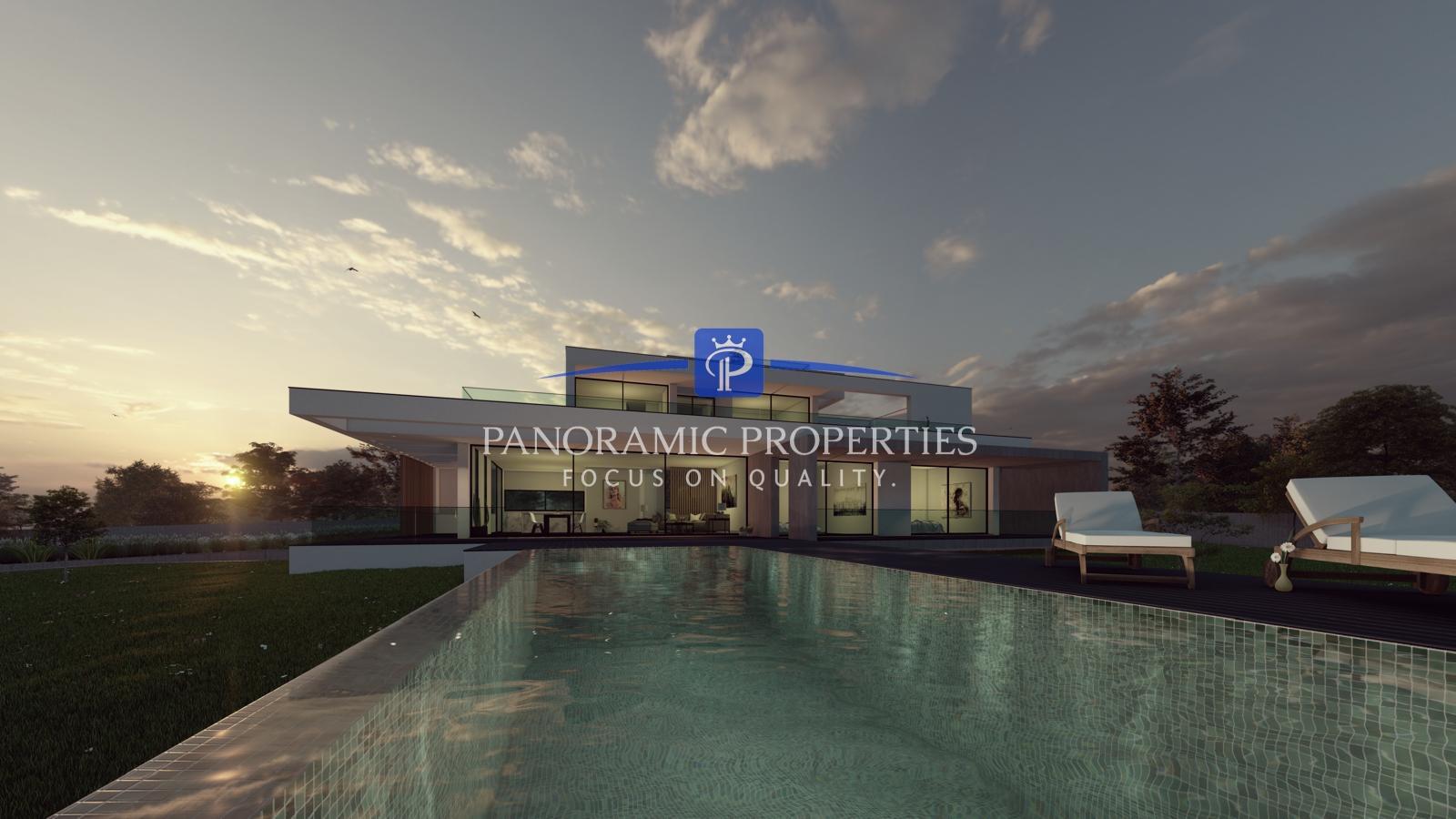 Moradia excepcional com 5 quartos e vista mar, com piscina aquecida, em Carvoeiro – Construção nova