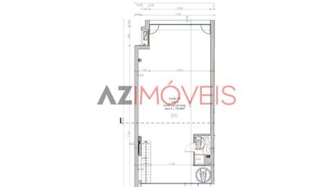 Loja/ Galeria Comercial com 168 m2 - Cave +...