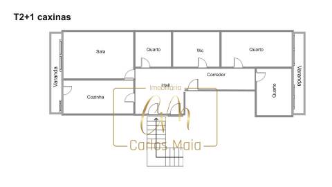 Apartamento T2+1 duplex com vistas mar