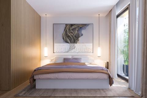 Apartamento T1 novo, Penthouse, no coração das Avenidas Novas/488.000€.