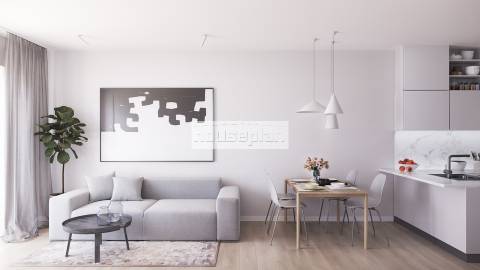 Apartamento T1 novo, Penthouse, no coração das Avenidas Novas/488.000€.