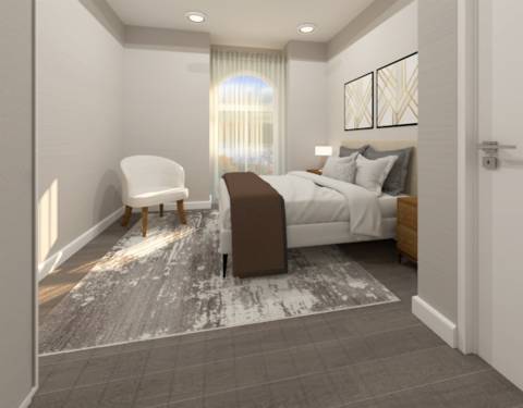 Apartamento T2 renovado com varanda e vista de rio em S. Vicente