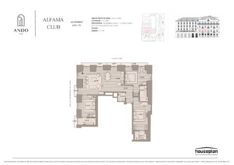 Apartamento turístico T3 em Alfama, Lisboa