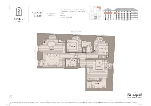 Apartamento turístico T3 em Alfama, Lisboa