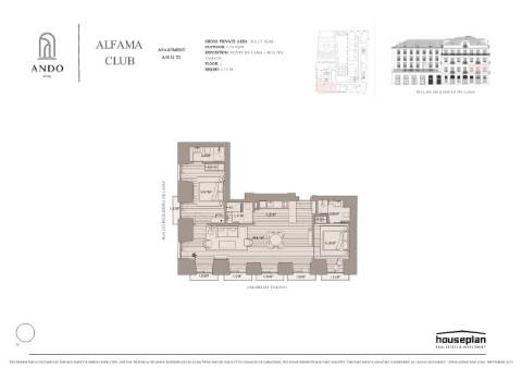 Apartamento turístico T2 em Alfama, Lisboa