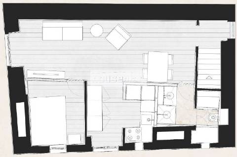 Apartamento T1 novo na zona histórica de Setúbal, com vista de rio.
