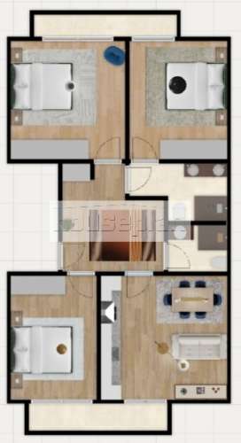 Apartamento T3 totalmente Renovado e mobilado em Benfica