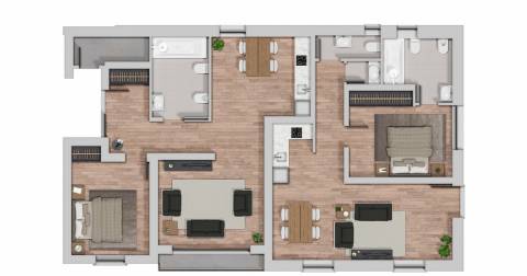 Apartamento T1 em construção Viana do Castelo