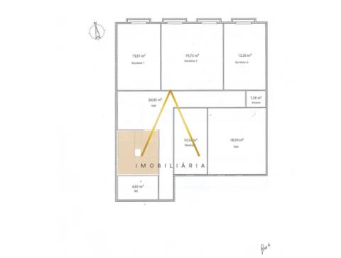 Espaço para Escritório/Serviços no Centro da Cidade – 225,5 m²