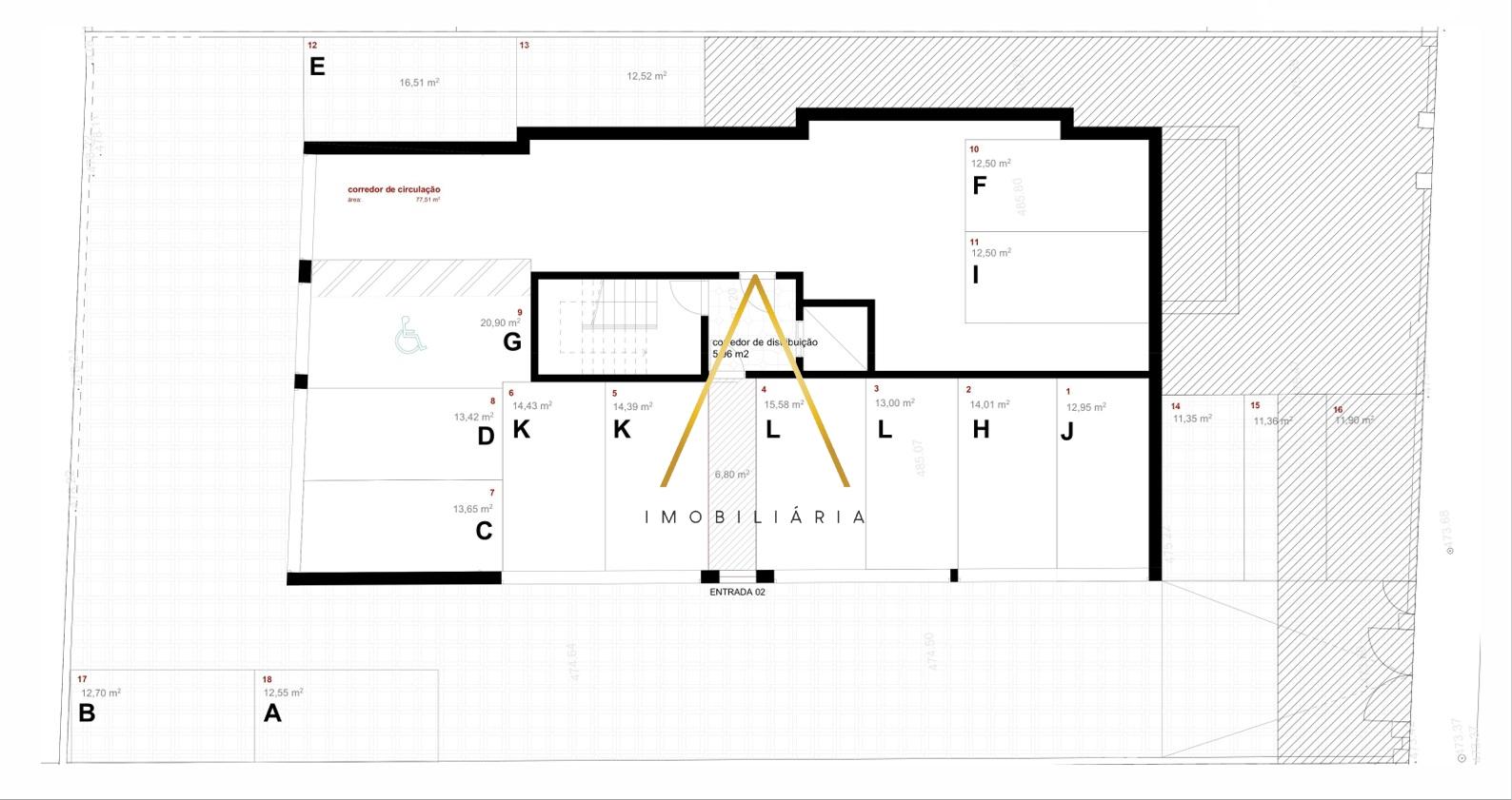 Apartamento T2+2 Duplex no centro da cidade
