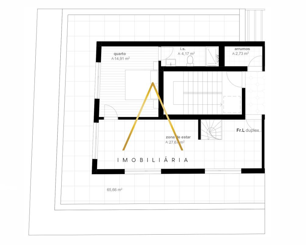 Apartamento T2+1 Duplex no centro da cidade