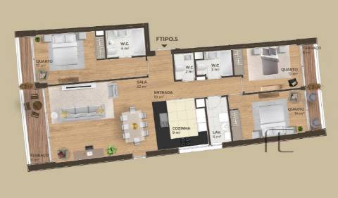 Apartamento T3 Venda em Canidelo,Vila Nova de Gaia